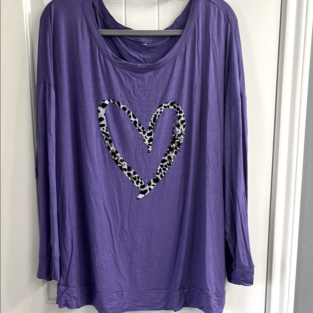 Purple Heart Women's Top